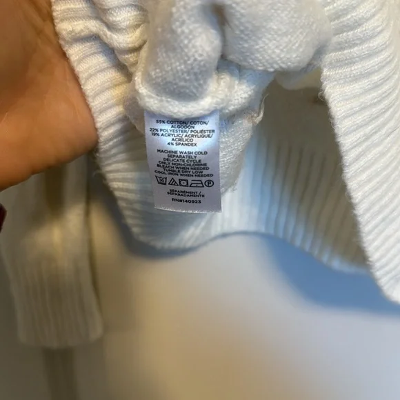 LOFT Outlet Dot Crew Neck Sweater - Picture 4 of 4